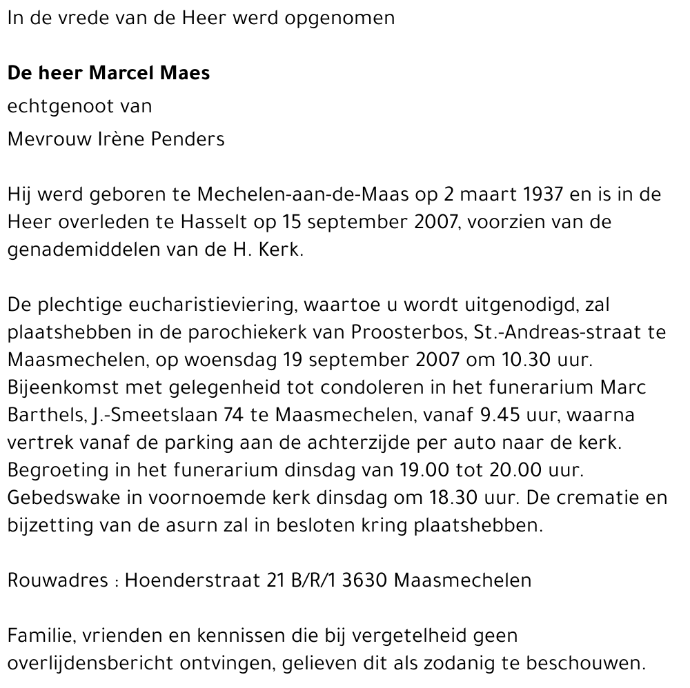 Marcel Maes