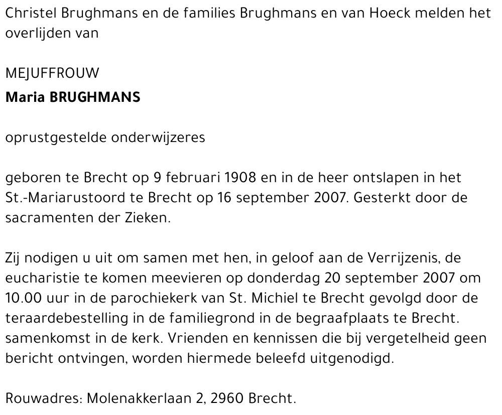 Maria Brughmans