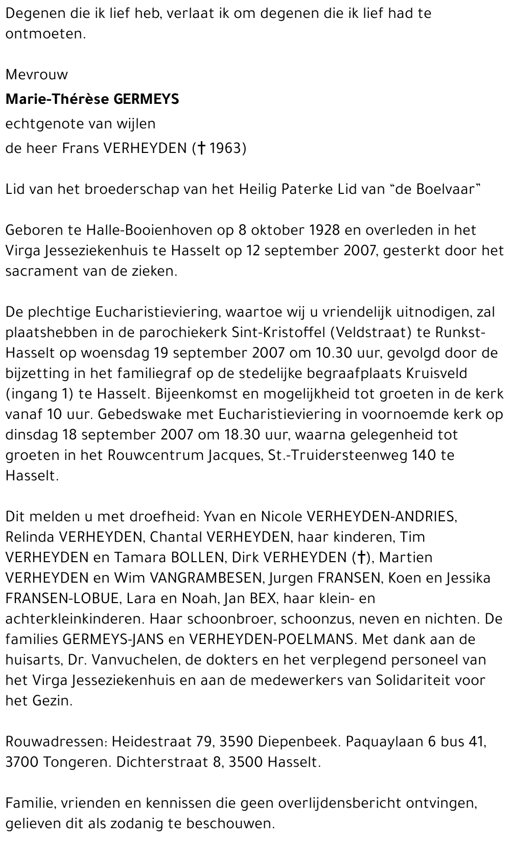 Marie-Thérèse Germeys