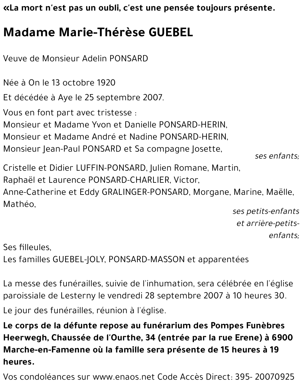 Marie-Thérèse GUEBEL