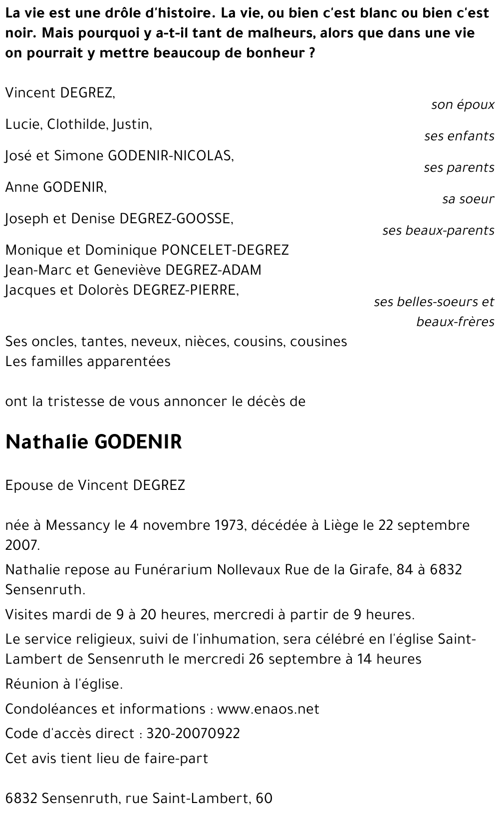 Nathalie GODENIR