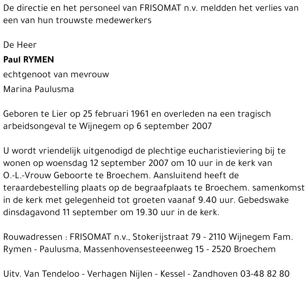 Paul RYMEN