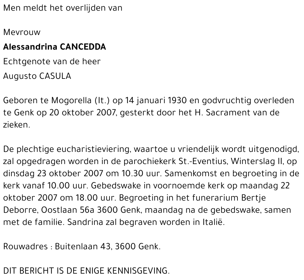 Alessandrina Cancedda