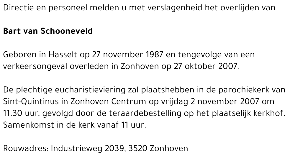 Bart van Schooneveld