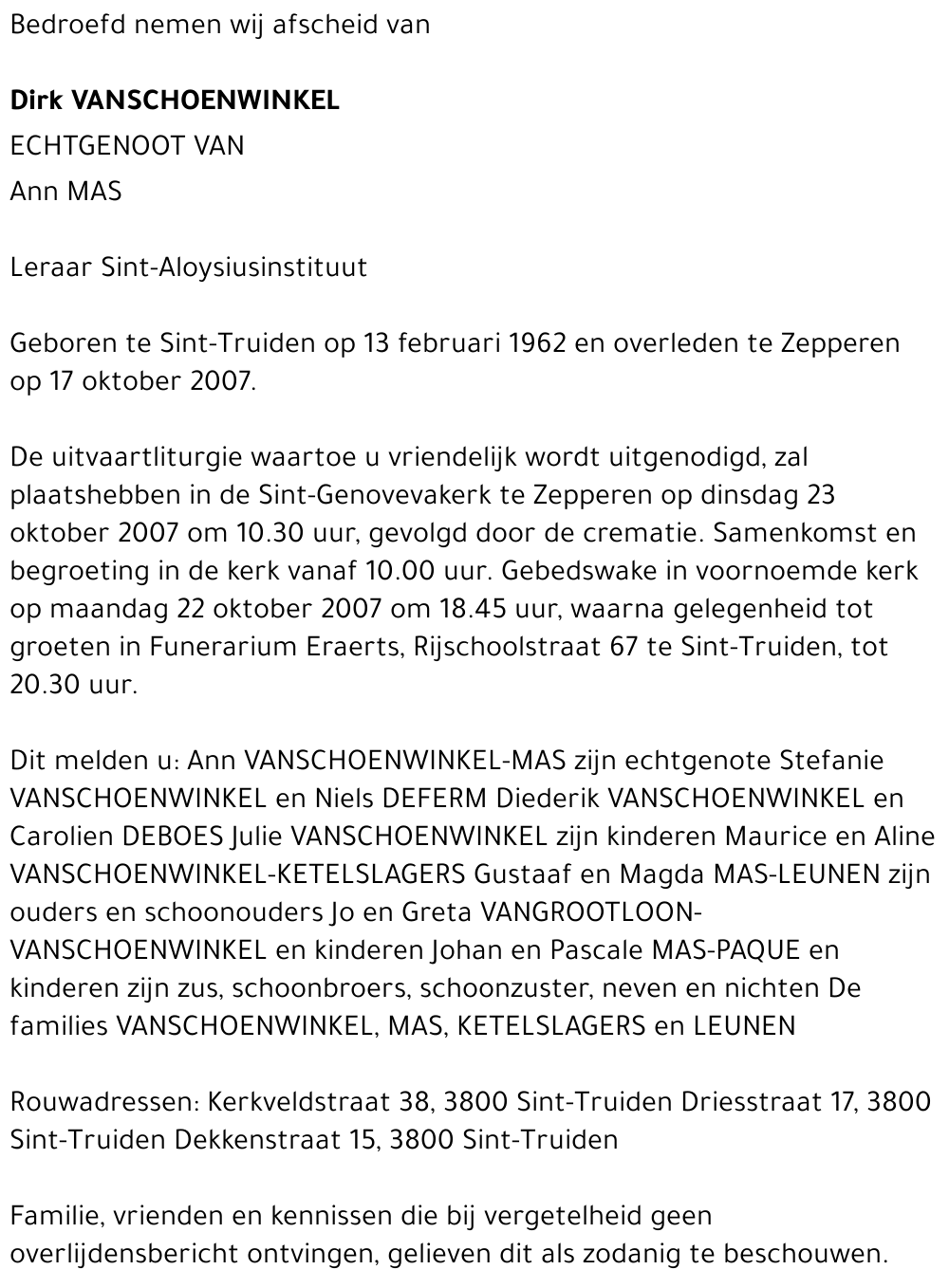 Dirk Vanschoenwinkel