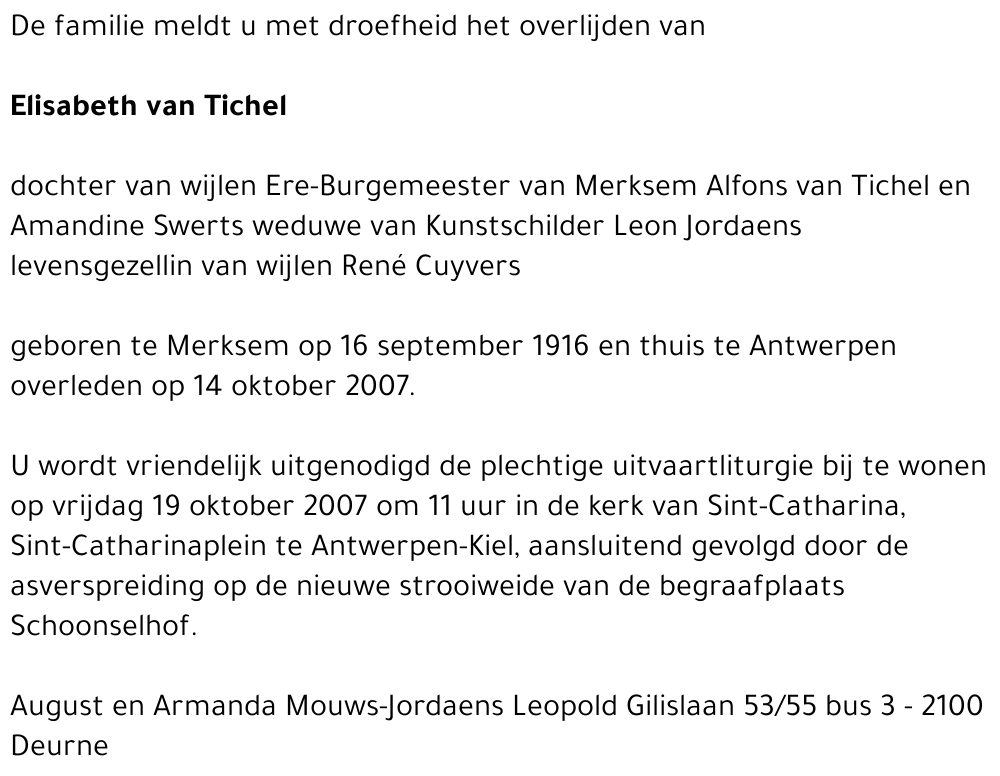 Elisabeth van Tichel