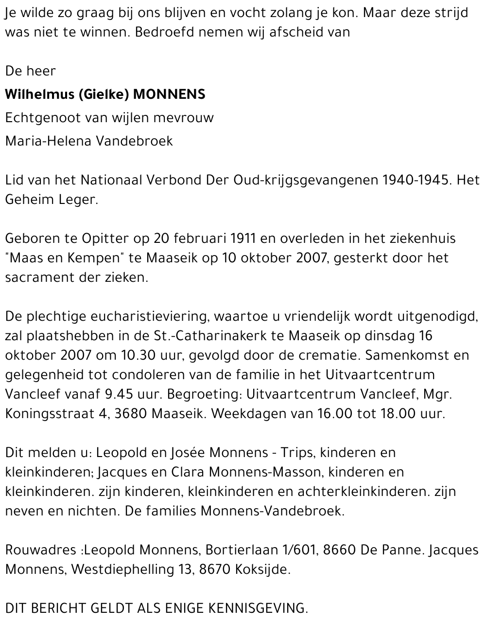 Gielke Monnens