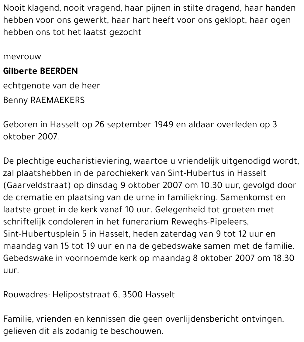Gilberte Beerden
