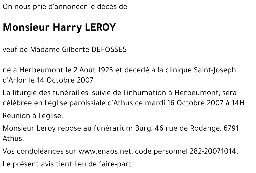 Harry LEROY