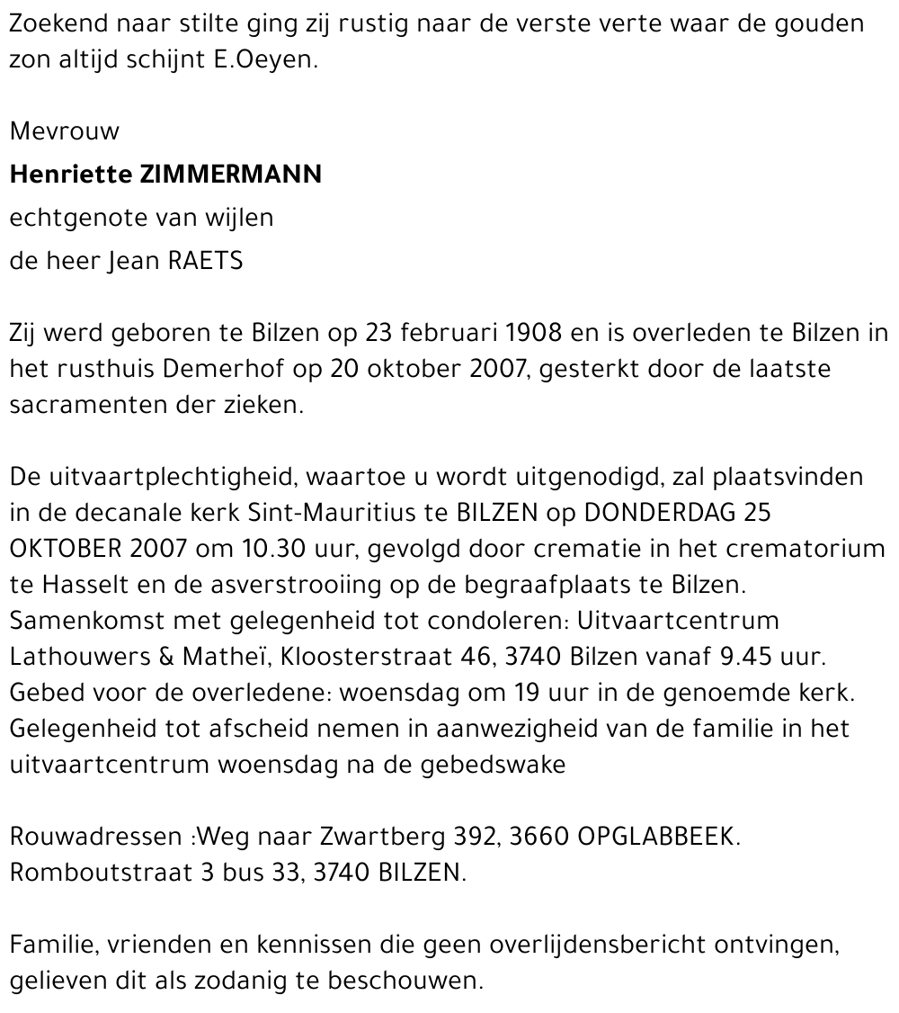 Henriette ZIMMERMANN