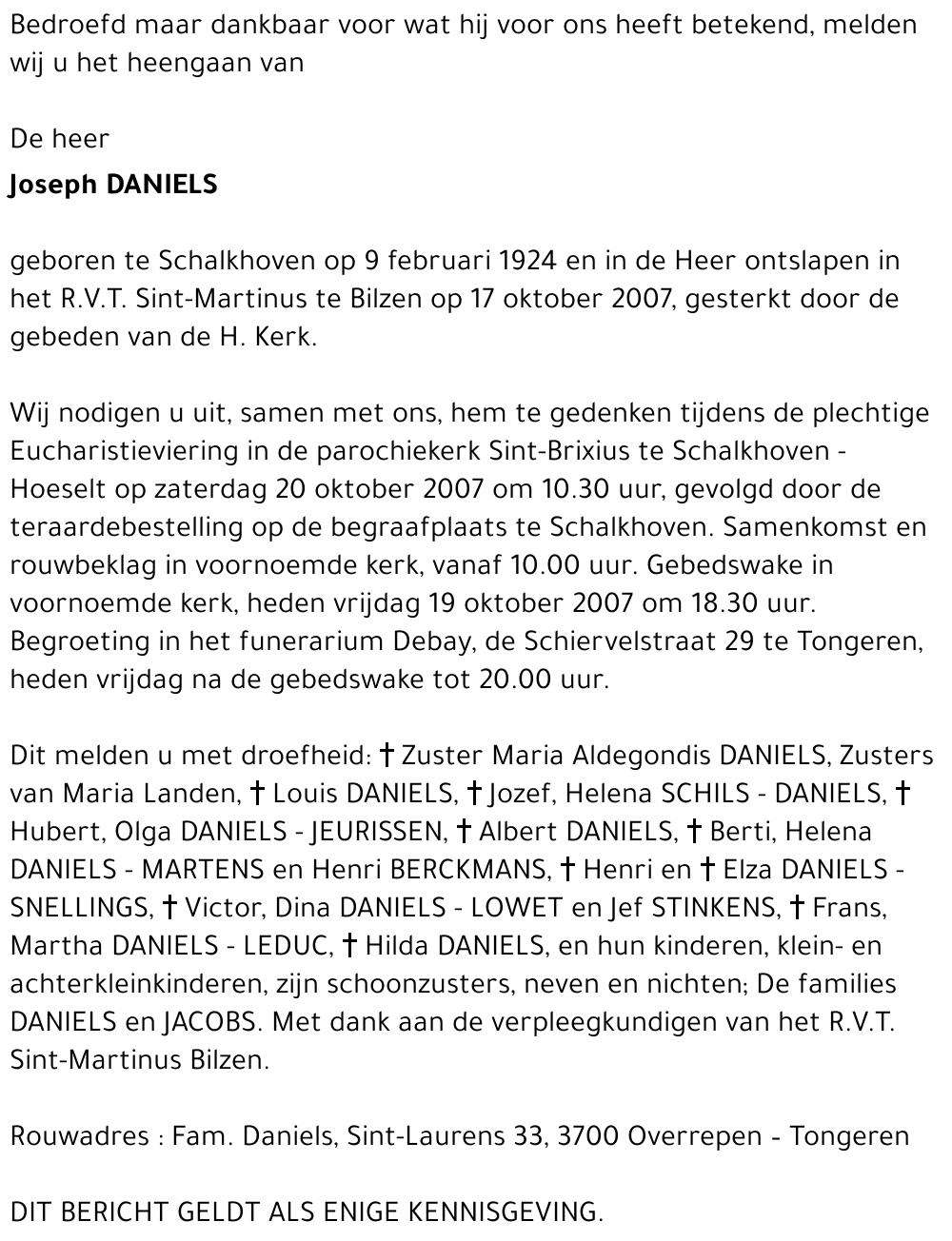 Joseph Daniels