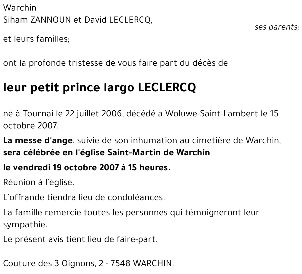 largo LECLERCQ