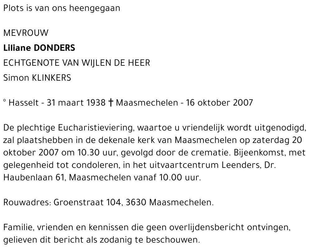 Liliane Donders