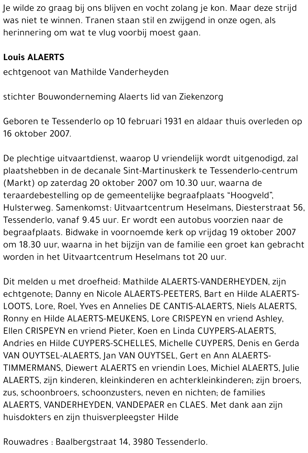 Louis Alaerts