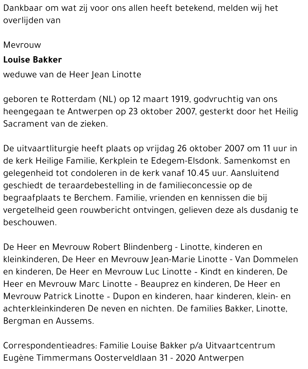 Louise BAKKER