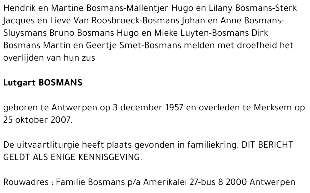 Lutgart Bosmans