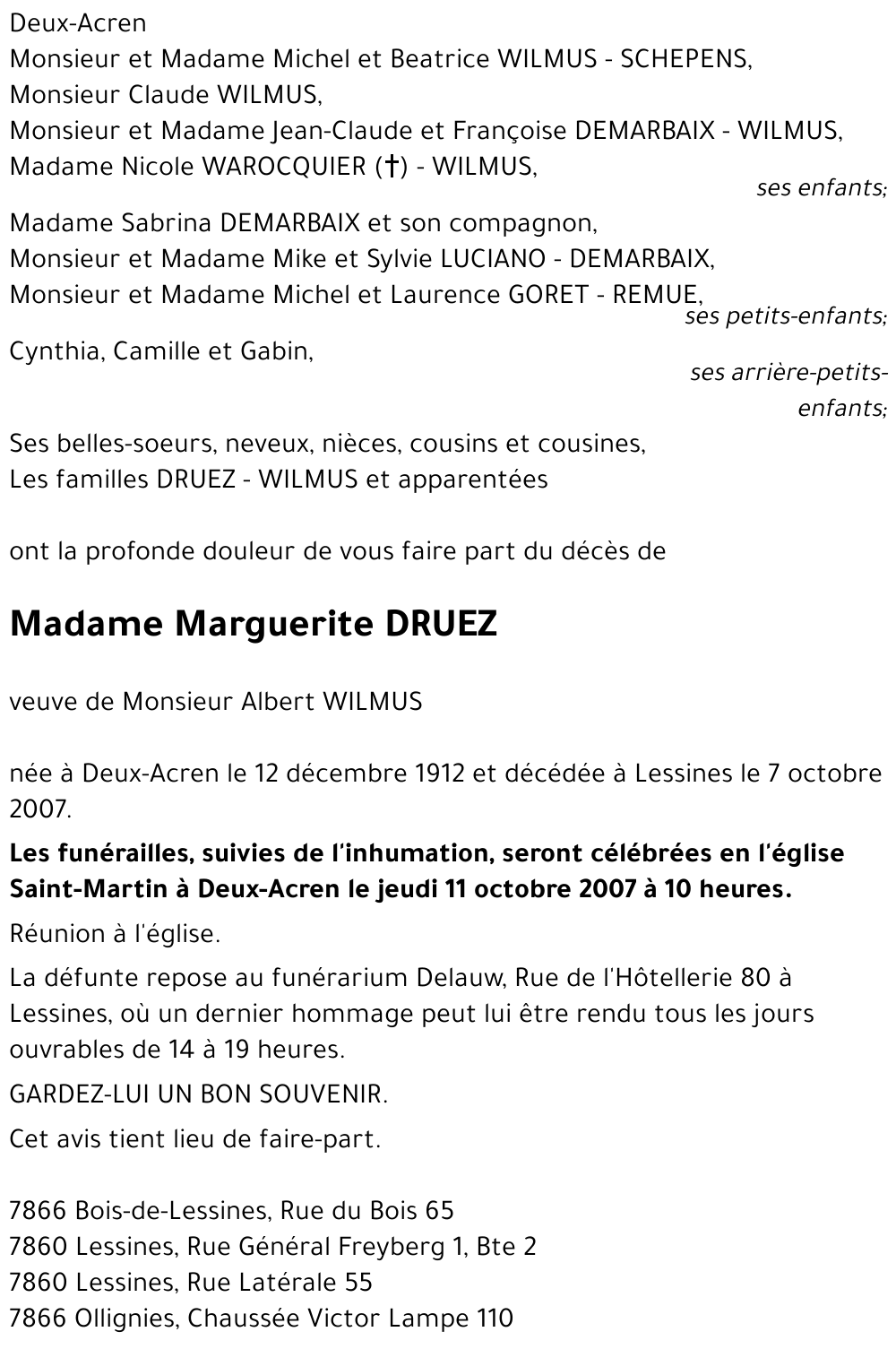 Marguerite DRUEZ