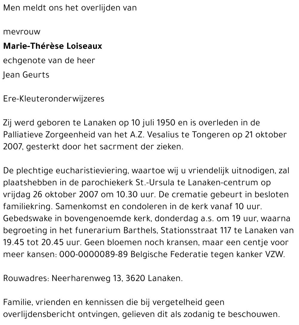 Marie-Thérèse Loiseaux