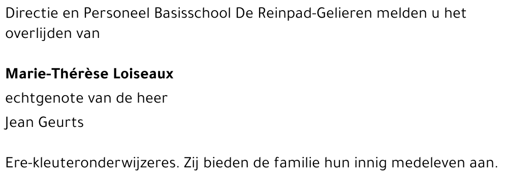 Marie-Thérèse Loiseaux