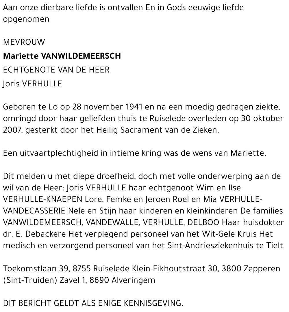 Mariette Vanwildemeersch