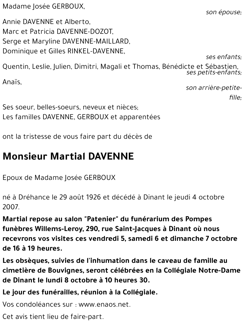 Martial DAVENNE
