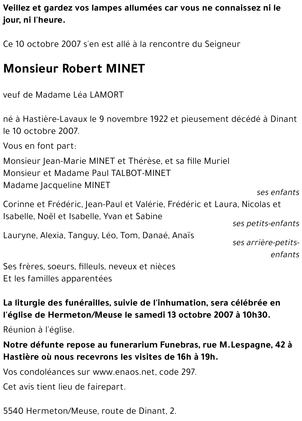 Robert MINET