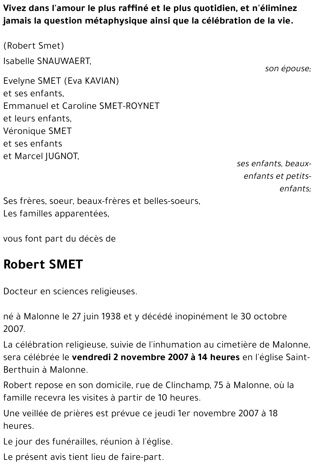 Robert SMET