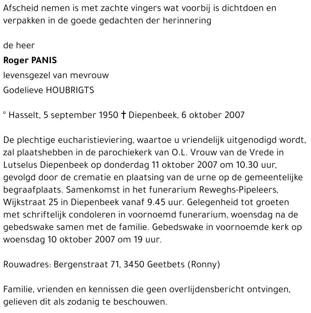 Roger Panis
