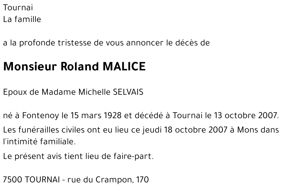 Roland MALICE