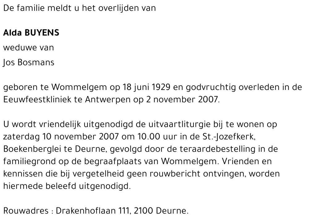 Alda BUYENS