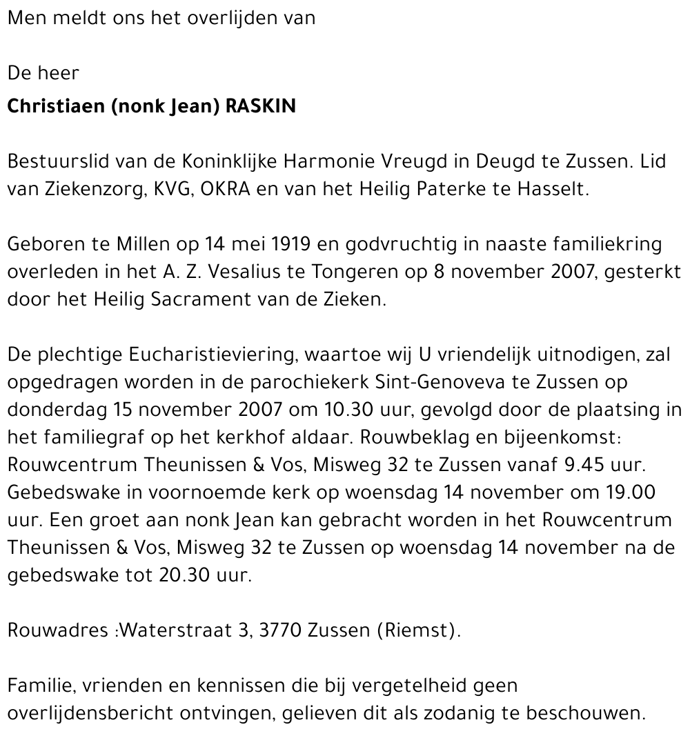 Christiaen Raskin