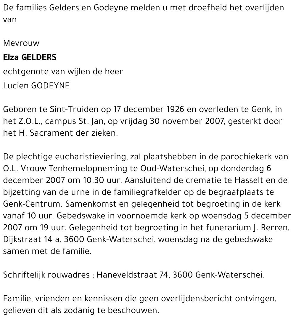 Elza GELDERS