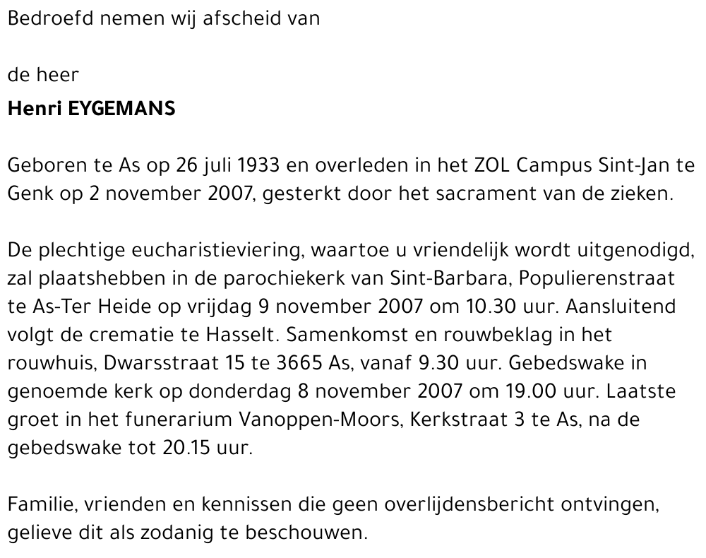 Eygemans Henri
