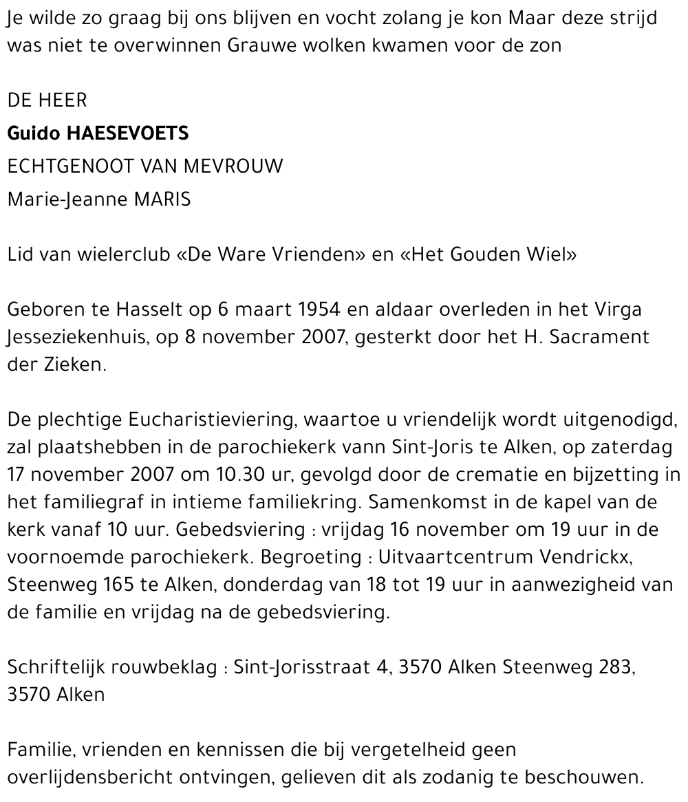 Guido Haesevoets