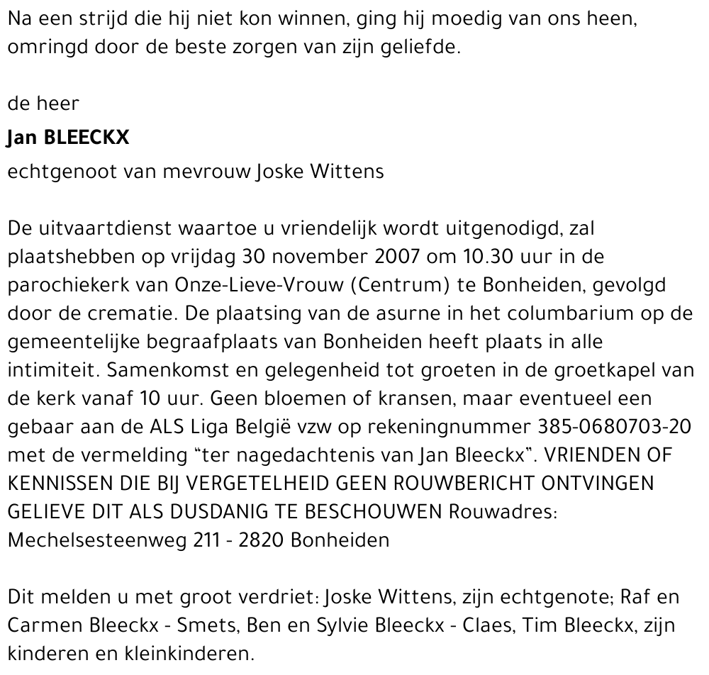 Jan Bleeckx