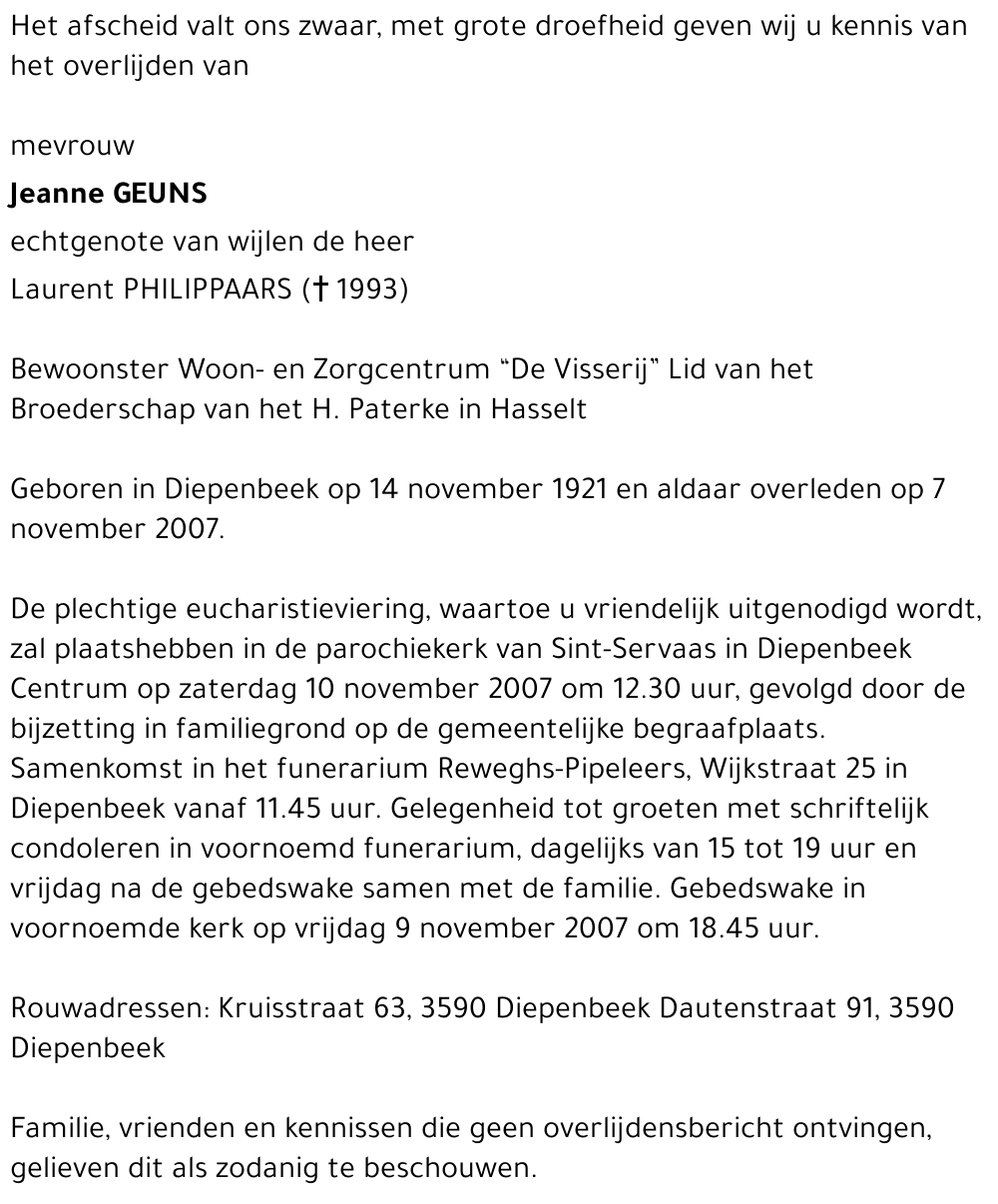 Jeanne Geuns