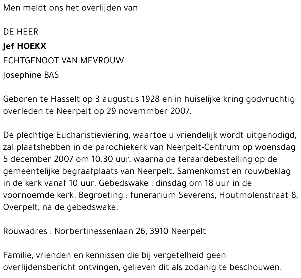 Jef Hoekx