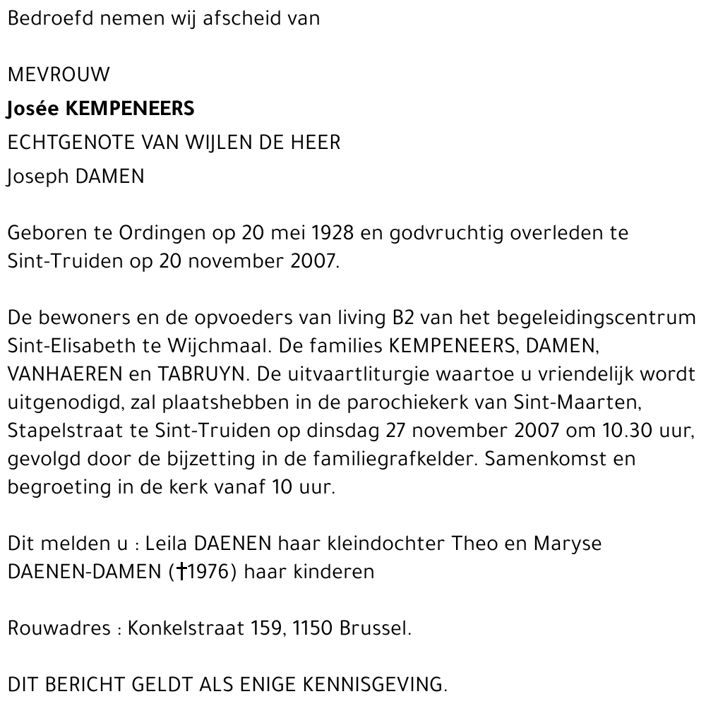 Josee Kempeneers