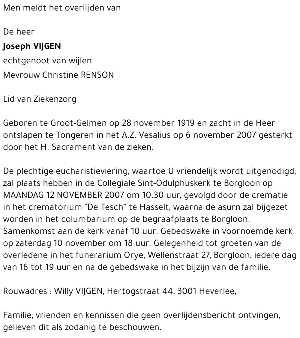 Joseph Vijgen