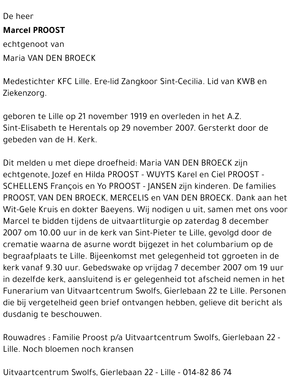 Marcel PROOST