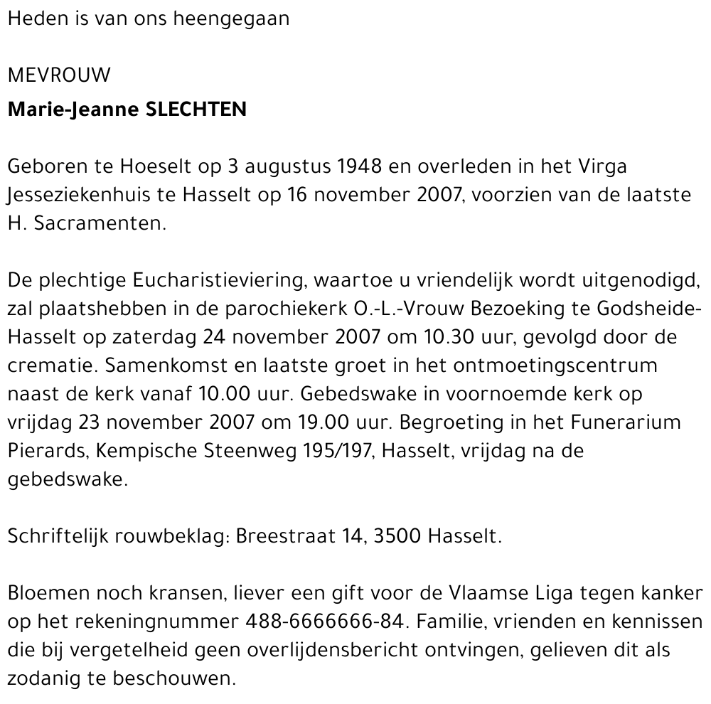 Marie-Jeanne Slechten