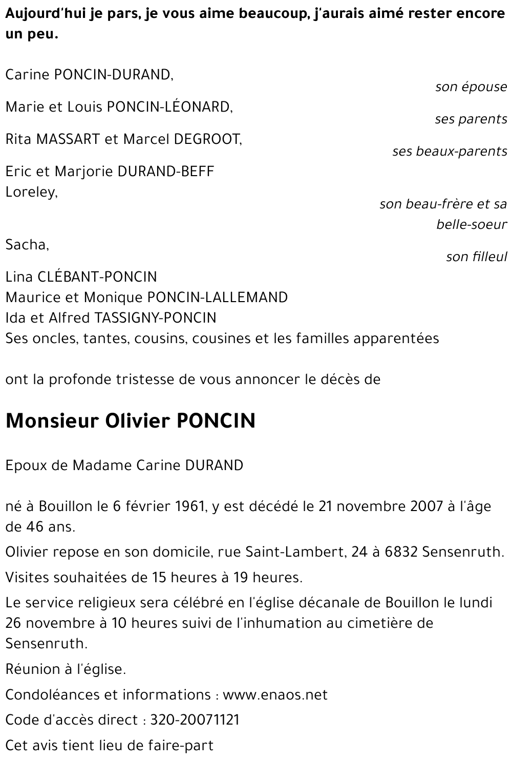 Olivier PONCIN