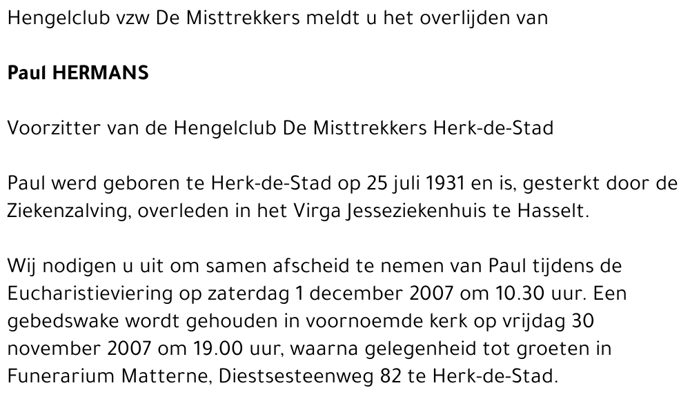 Paul Hermans