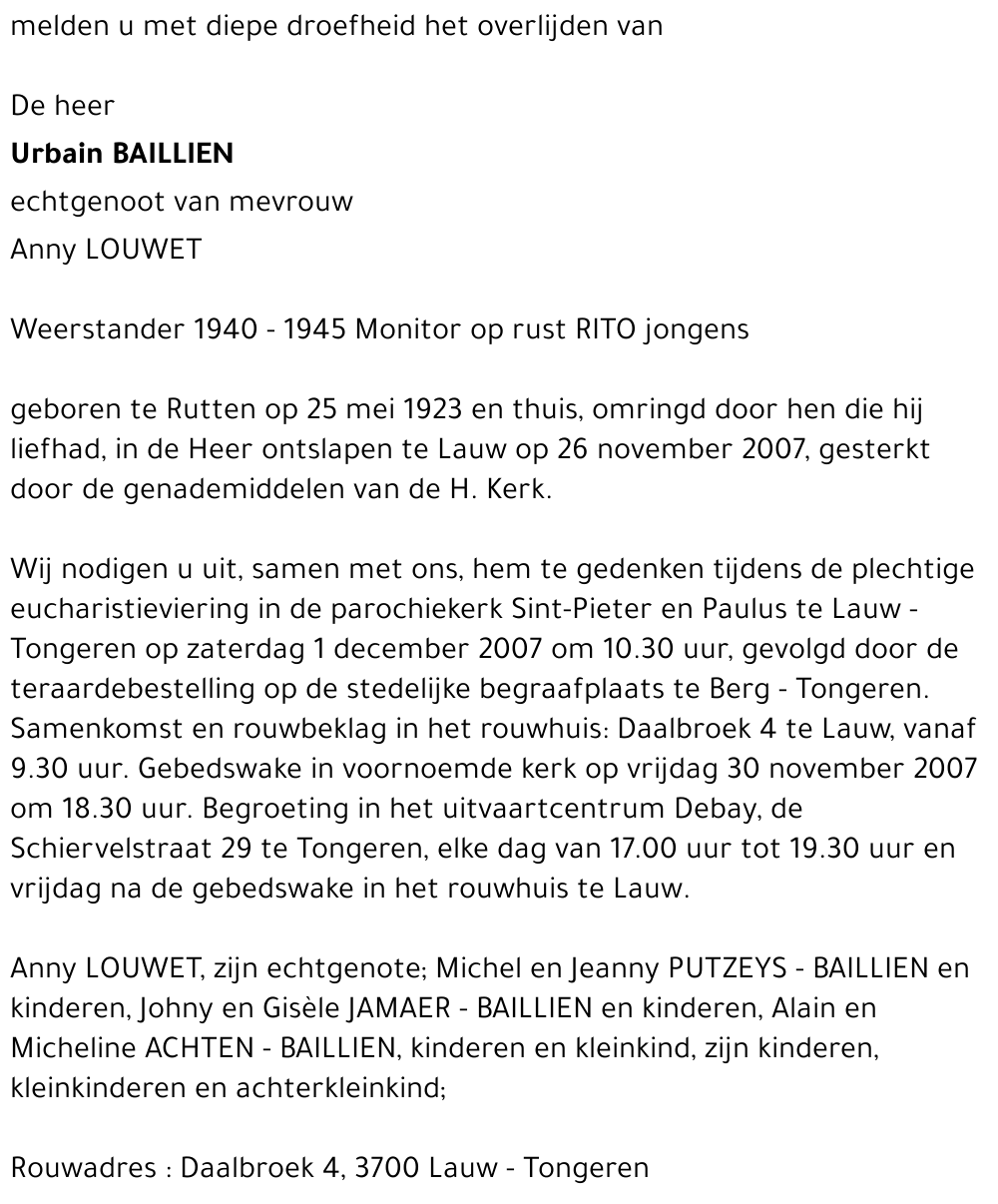 Urbain Baillien