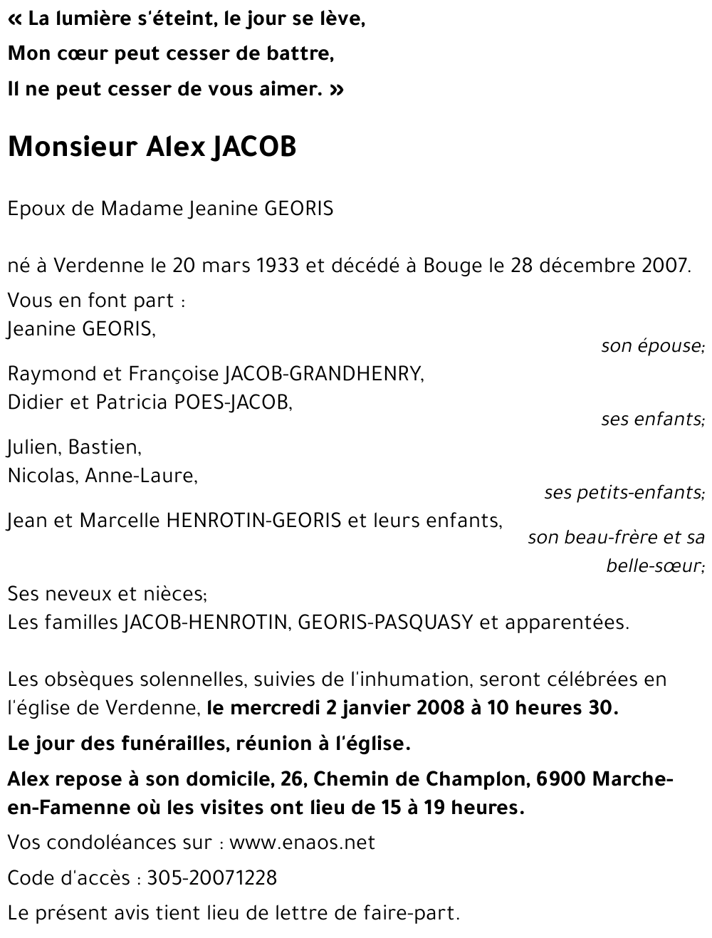 Alex JACOB