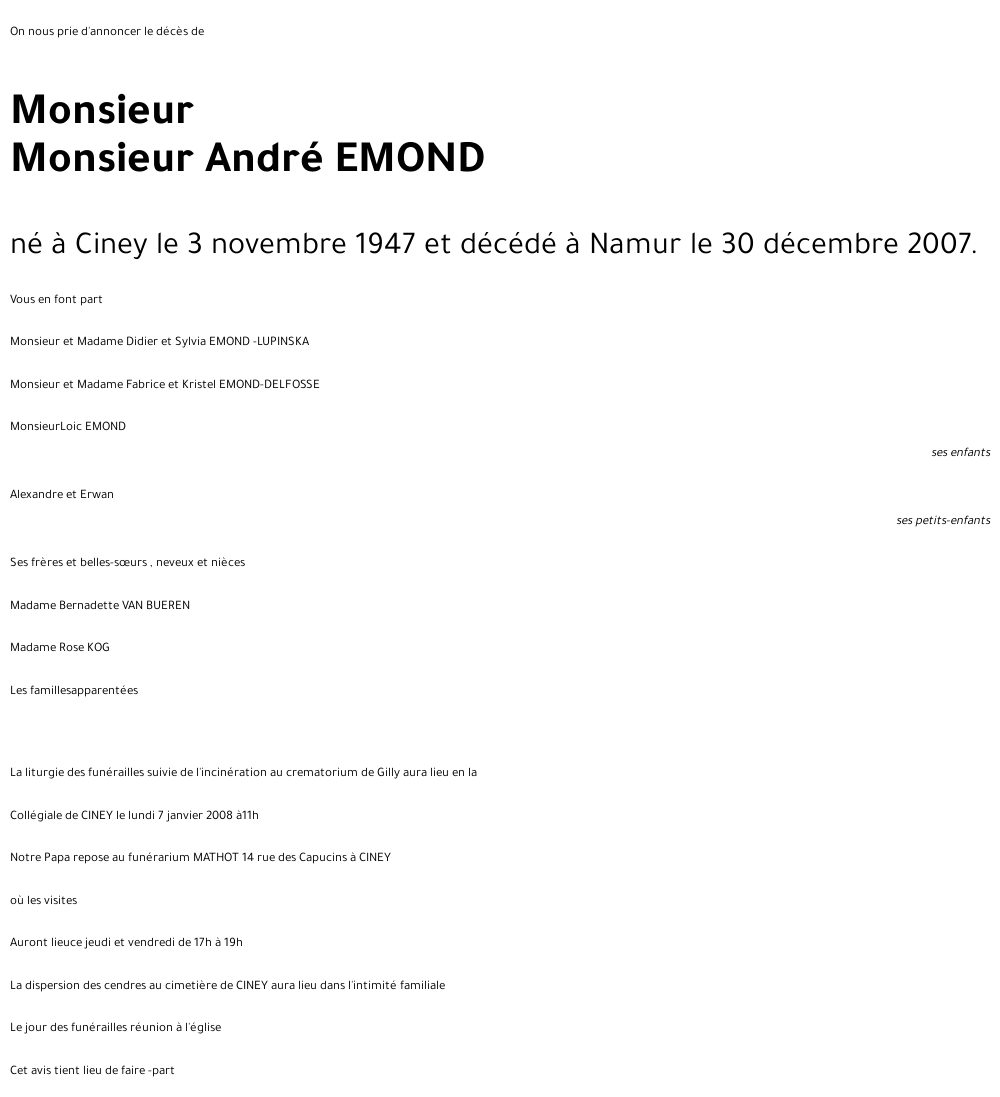 André Emond