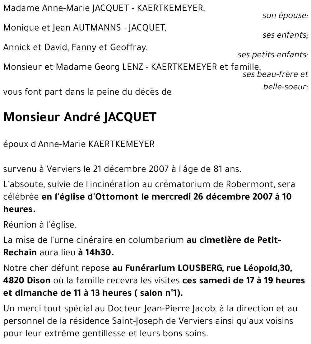 André JACQUET
