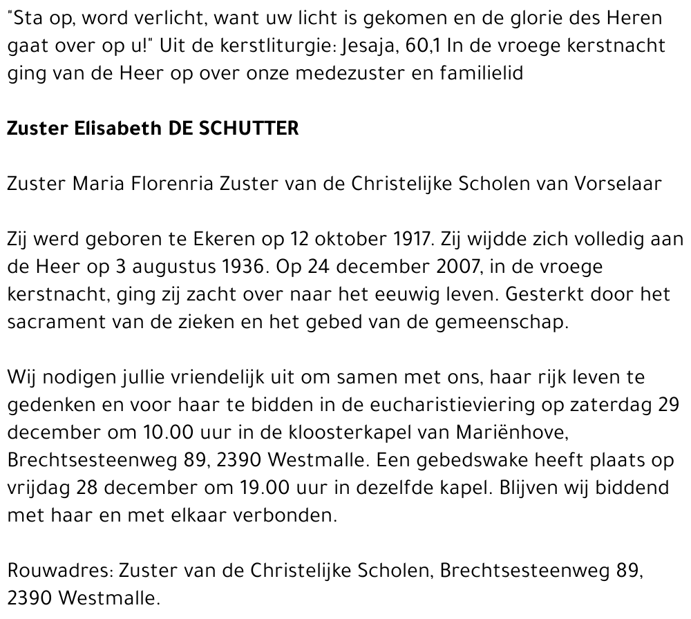 Elisabeth De Schutter