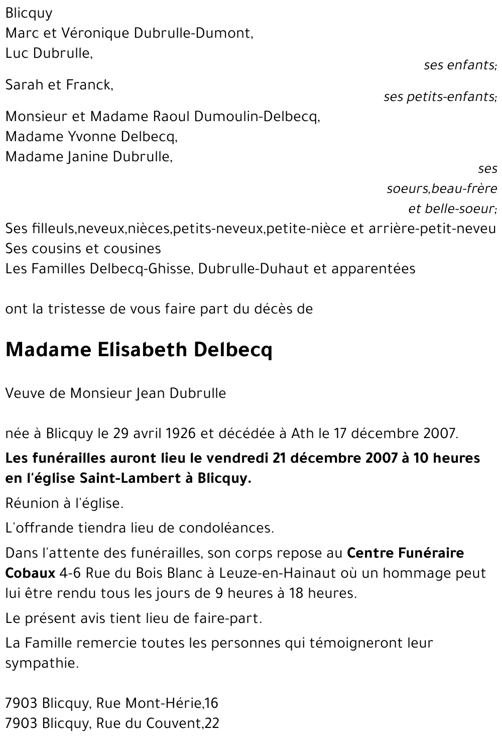 Elisabeth Delbecq