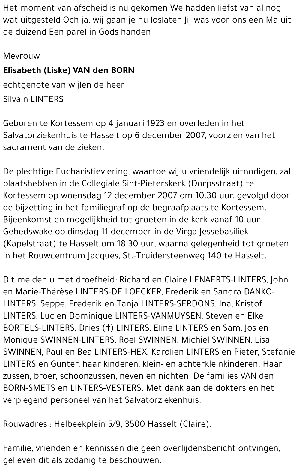 Elisabeth Van den Born